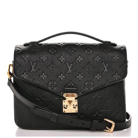 louis vuitton black pochette metis